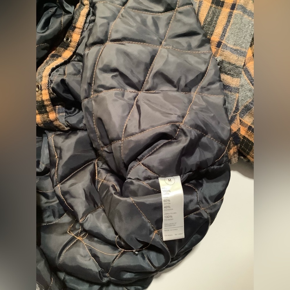 Legendary Whitetails Gray and Orange Plaid Shirt Jacket - Picture 5 of 5